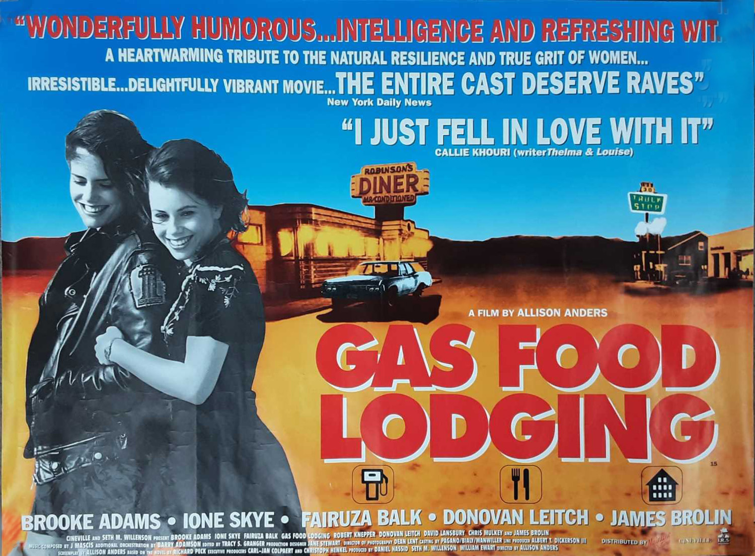Gas Food Lodging quad poster